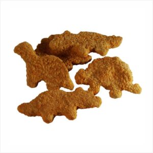 Nuggets forma de dinosaurio